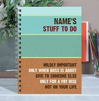 Tap to view Personalised Sarcastic To Do List Notebook