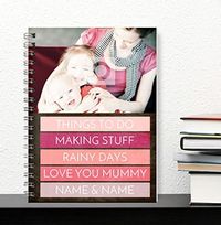 Tap to view Personalised Quote & Photo Notebook For Mum