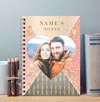 Tap to view Couple's Personalised Love Heart Notebook
