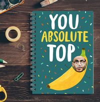 Tap to view You Absolute Top Banana Photo Upload Notebook