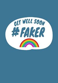 Tap to view Get Well Soon Faker Personalised Card