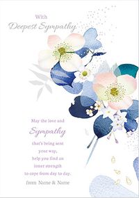 Tap to view Love and Sympathy Personalised Card