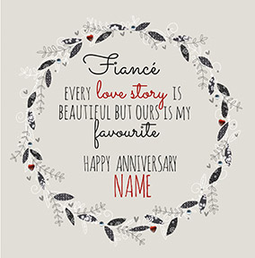 anniversary card for fiance