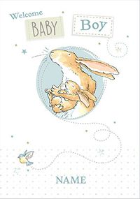 Tap to view Guess How Much I Love You - New Baby Boy Personalised Card
