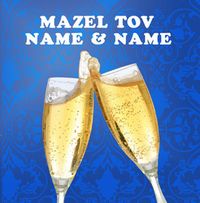 Tap to view Mazel Tov - Champagne Flutes