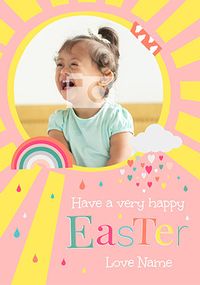 Tap to view A Very Happy Easter Pink Photo Card