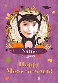 Tap to view Happy Halloween Cat Photo Card