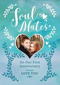 Tap to view Soul Mates First Anniversary Card