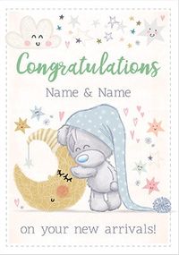 Tap to view Twins - New Arrivals Personalised Card
