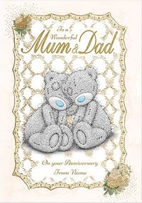 Tap to view Me To You - Mum & Dad Anniversary Personalised Card