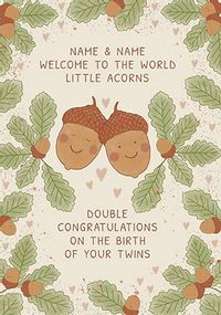 Tap to view Acorny Twins Card