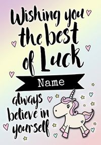 Tap to view Always Be - Good Luck Card Believe in Yourself