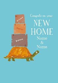 Tap to view Tortoise moving New Home Card