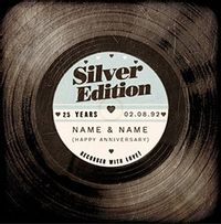 Tap to view Rewind - Vinyl Silver Edition Anniversary Card