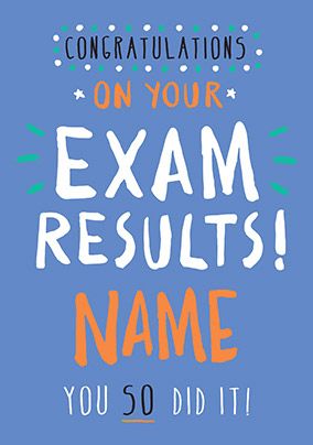 Congratulations, Exam Results! Card - Rock, Paper, Awesome | Funky Pigeon