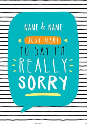 Sorry & Apology Cards | Funky Pigeon