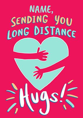 ZDISC - Sending Long Distance Hugs Card | Funky Pigeon