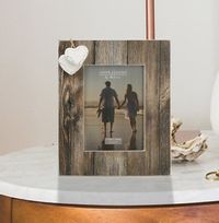 Tap to view Distressed Wood Photo Frame - 5 x 7 in