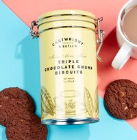 Tap to view Cartwright & Butler Triple Choc Chunk Biscuits in Tin
