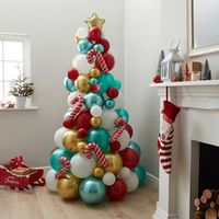 Tap to view Novelty Candy Cane Balloon Christmas Tree