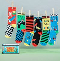 Tap to view Kids Game Over Oddsocks Pack Size 12-6