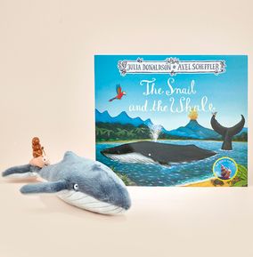 The Snail and the Whale Book and Plush