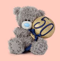 Tap to view 50th Birthday Tatty Teddy Bear