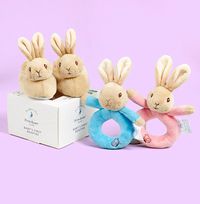 Tap to view Peter Rabbit Booties and Rattle Set