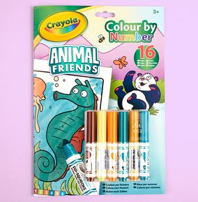 Animal Friends Colour by Numbers