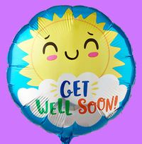 Tap to view Get Well Soon  Inflated Balloon