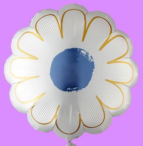 Large Daisy Inflated Balloon