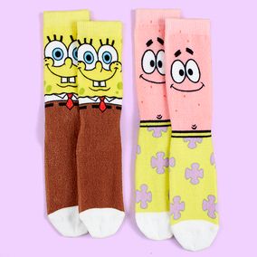 Spongebob and Patrick Socks Set