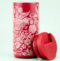 Tap to view William Morris Raspberry Metal Travel Mug