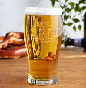 Personalised Cool Beer Can Glass 