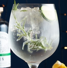 mothers day gin glass