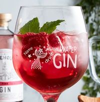 Tap to view Engraved Gin Glass - Save Water. Drink Gin