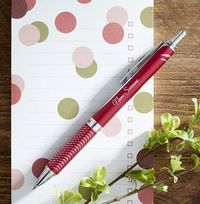 Tap to view Personalised Pentel Rollerball Pen - Red