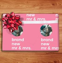 Tap to view New Mr & Mrs Photo Wedding Wrapping Paper