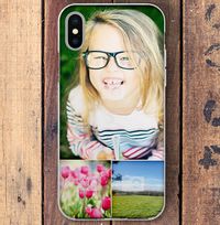 Tap to view 3 Photo Upload iPhone Case - Portrait