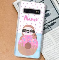 Tap to view Sloth and Doughnut Personalised Samsung Phone Case