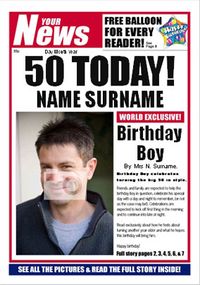 Tap to view Your News - His 50th