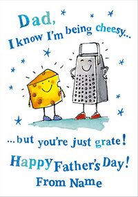 Tap to view Dad You're Just Grate Personalised Postcard