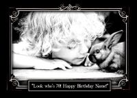 Tap to view Silent Movie-Themed Birthday Party Postcard