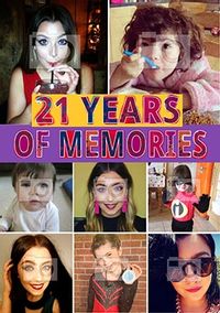 Tap to view 21 Years Of Memories Photo Poster