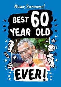Tap to view Best 60 Year Old Birthday For Him Photo Card