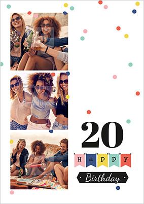 20 Happy Birthday Card | Funky Pigeon