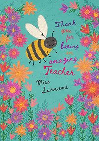 Tap to view Beeing an Amazing Teacher Thank You Card