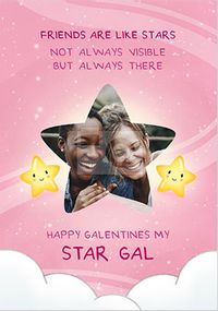 Tap to view Friends are like Stars Galentine Photo Card