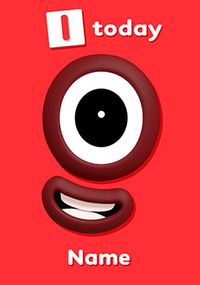 Tap to view Numberblocks 1 Today Birthday Card