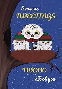 Tap to view Season's Tweetings Christmas Card